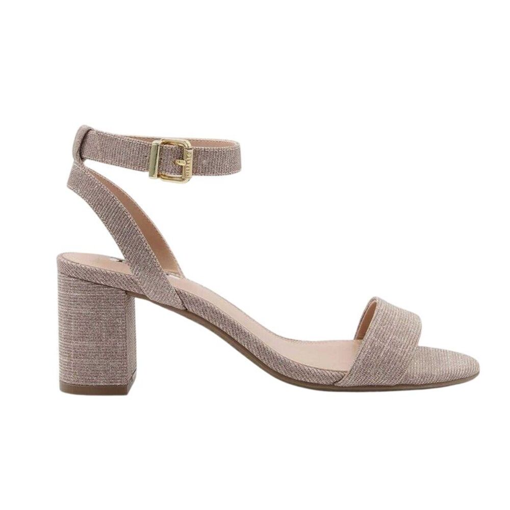 Dune London Womens/Ladies Block Heel Sandals / Rose Gold